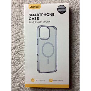 Lamicall Clear MagSafe Case* iPhone 16 Pro Slim Smooth* High Transparency*NWB